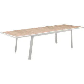 Zahradní stůl Hliníkový stůl NOVARA 220/314 cm (bílá)