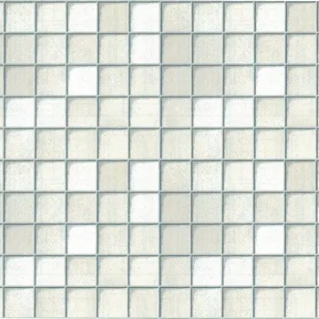 Tapeta Gekkofix Samolepící fólie imitace obkladaček mozaika bílá 0,45 m/1 m
