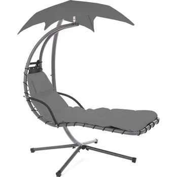 Zahradní lehátko Houpací lehátko H&G - silver-grey
