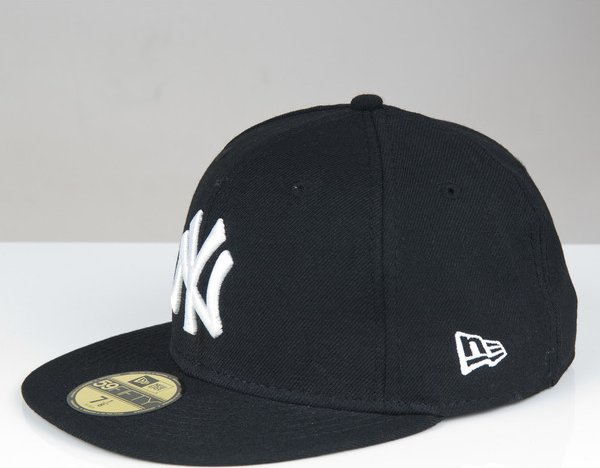 Kšiltovka New Era 5950 MLB Basic New York Yankees Black White