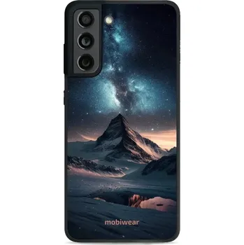 Pouzdro na mobilní telefon Lesklý kryt Mobiwear Glossy - Samsung Galaxy S21 FE - G006G Hora s hvězdnou oblohou (Prémiové lesklé pouzdro, obal, kryt Mobiwear Glossy na mobil Samsung Galaxy S21 FE - G006G Hora s hvězdnou oblohou, materiál Plast + TPU silikon - krytí po všech stranách