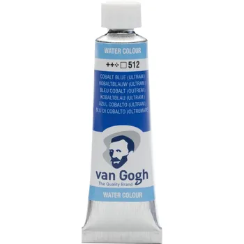Vodová barva Akvarelová barva v tubě Van Gogh 10 ml - 512 Cobalt Blue Ultramarine