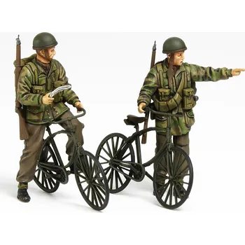 Plastikový model Tamiya British Paratroopers Set - w/Bicycles