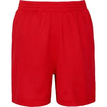 Chlapecké kraťasy Just Cool Dětské sportovní šortky JC080J Fire Red 9/11 (L)