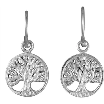 Náušnice Stříbrné náušnice Ag 2,6 g strom života