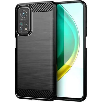 Pouzdro na mobilní telefon Ochranný silikonový obal karbon pro Xiaomi 13 Pro - černý