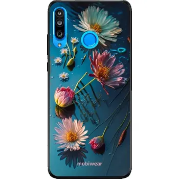 Pouzdro na mobilní telefon Lesklý kryt Mobiwear Glossy - Huawei P30 Lite - G013G Květy na hladině (Prémiové lesklé pouzdro, obal, kryt Mobiwear Glossy na mobil Huawei P30 Lite - G013G Květy na hladině, materiál Plast + TPU silikon - krytí po všech stranách, neošoupatelný potisk,)