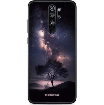 Pouzdro na mobilní telefon Lesklý kryt Mobiwear Glossy - Xiaomi Redmi Note 8 Pro - G005G Strom s galaxií (Prémiové lesklé pouzdro, obal, kryt Mobiwear Glossy na mobil Xiaomi Redmi Note 8 Pro - G005G Strom s galaxií, materiál Plast + TPU silikon - krytí po všech stranách,)