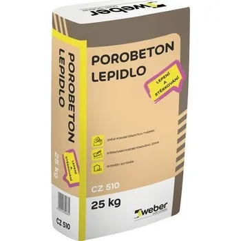Průmyslové lepidlo Lepidlo na pórobeton WEBER CZ 510 25 kg