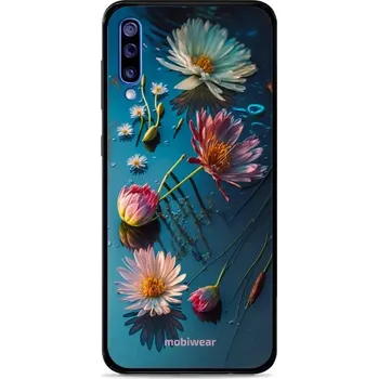 Pouzdro na mobilní telefon Lesklý kryt Mobiwear Glossy - Samsung Galaxy A50 - G013G Květy na hladině (Prémiové lesklé pouzdro, obal, kryt Mobiwear Glossy na mobil Samsung Galaxy A50 - G013G Květy na hladině, materiál Plast + TPU silikon - krytí po všech stranách, neošoupatelný)