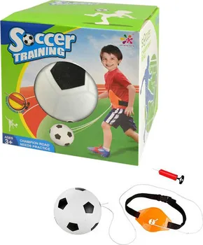 Fotbalová tréninková pomůcka MaDe Tréninkový vracející se fotbalový míč 19 cm + pumpička