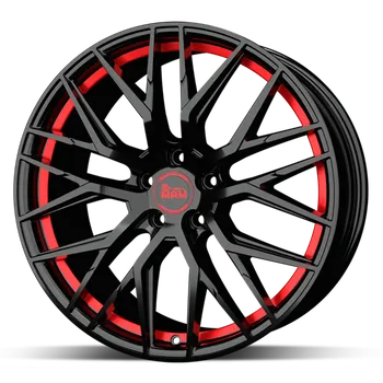 Disk Alu disk MAM RS4 BPRI 8,5x19 5x120 ET35 černý červený