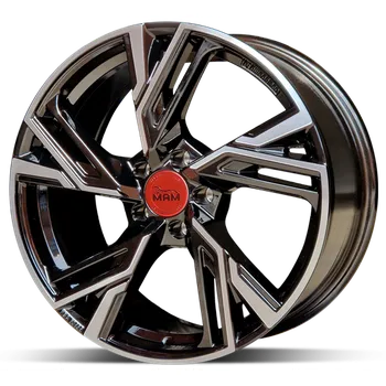 Disk Alu disk MAM RS5 BFP 8,5x19 5x120 ET35 černý leštěný