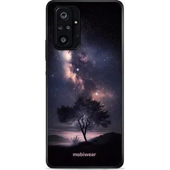 Pouzdro na mobilní telefon Lesklý kryt Mobiwear Glossy - Xiaomi Redmi Note 10 Pro - G005G Strom s galaxií (Prémiové lesklé pouzdro, obal, kryt Mobiwear Glossy na mobil Xiaomi Redmi Note 10 Pro - G005G Strom s galaxií, materiál Plast + TPU silikon - krytí po všech stranách,)