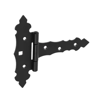 Tesařské kování Ozdobný bránový závěs C 150 x 50 x 170 x 2,5 mm, ZOB 150, černý