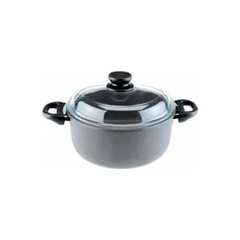 Hrnec hrnec 26 cm/15 SKK Titan Durit INDUKCE (15 cm hluboký , 6,0L, včetně poklice a hmatníku do trouby)