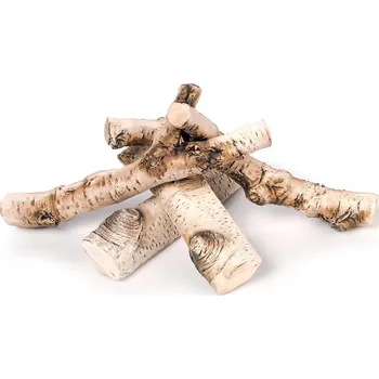 Zahradní dekorace Ozdobná keramická polena BŘÍZA