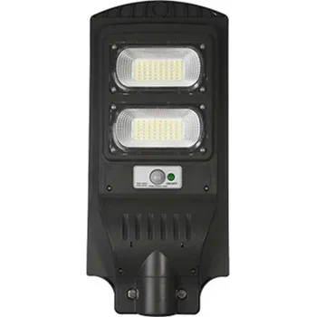 Stojací lampa Solární pouliční lampa s detektorem pohybu a dálkovým ovládáním 100W