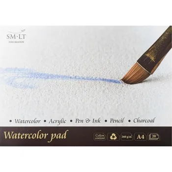 SM-LT art Skicák Watercolor pad (260g/m2, 20listů) A4