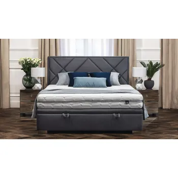 Postel Hauss Moderní postel Linares (mnoho velikostních variant) Odstín postele: Potah skupiny I, Úložný prostor: ZÁKLADNÍ kostra bez úložného prostoru, Rozměr matrace: 200 x 200 cm