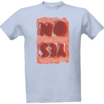 Pánská móda Tričko s potiskem YES/NO - DEMOKRATIE VOR ALLEM pánské