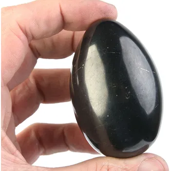 Sběratelství Šungit hladké vejce (Rusko) 6cm
