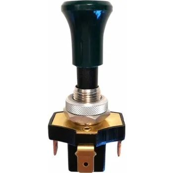 vypínač Tahový vypínač se zelenou kontrolkou