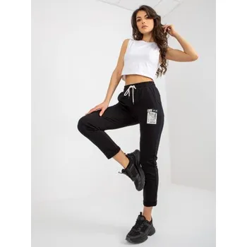 Dámské tepláky s nápletem DIETMARA černé