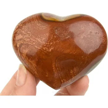 Přírodní kámen Jaspis pestrý srdce 149g