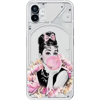 Pouzdro na mobilní telefon Odolné silikonové pouzdro iSaprio - Pink Bubble - Nothing Phone (1)