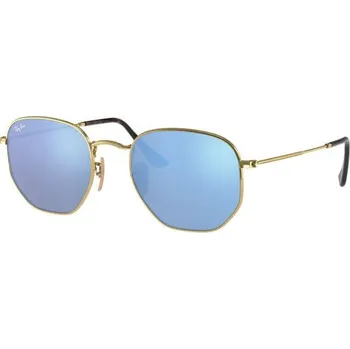 Ray-Ban® 3548N zlatá lesk, čočka modrá zrcadlo 0019O