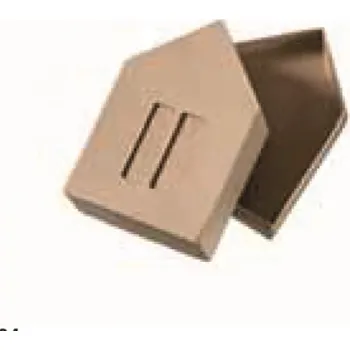 Dárková krabička Krabička PappArt z papermaché k dotvoření, 11 x 6 x 16,5 cm - Domeček 4