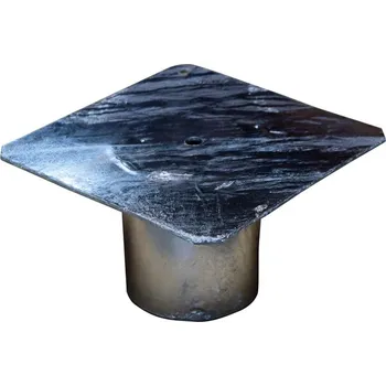 Plotový sloupek Kulatá krytka otvoru vnějšího plastového pouzdra Cosnet s průměrem 116 mm