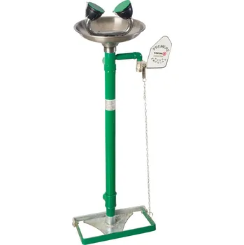 Sprchový set Oční bezpečnostní sprcha, stojanová, nerezová s ručním a nožním spouštěním + doprava zdarma