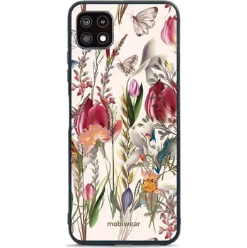 Pouzdro na mobilní telefon Lesklý kryt Mobiwear Glossy - Samsung Galaxy A22 5G - G031G - Rozkvetlá louka (Prémiové lesklé pouzdro, obal, kryt Mobiwear Glossy na mobil Samsung Galaxy A22 5G - G031G - Rozkvetlá louka, materiál Plast + TPU silikon - krytí po všech stranách,)