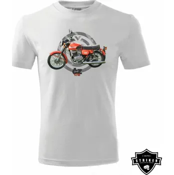 Pánské tričko Tričko STRIKER ČZ 175 Barva: Bílá, Velikost: XL