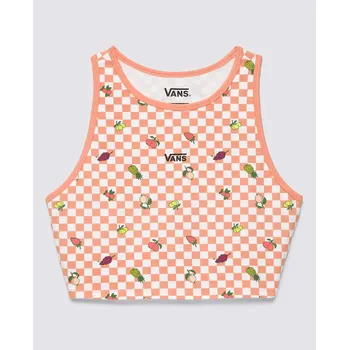 Oblečení a móda Vans LONGLINE RACERBACK PRINT BRALETTE Dámské tílko US S VN00073RBM51