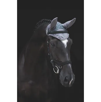 Čabraka pro koně RAMBO Čabraka Rambo, Charcoal/Silver, Raspberry & Blue COB/FULL