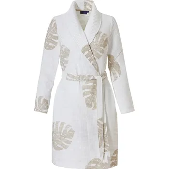 Dámský župan Dámský župan 70231-146-0 béžová-potisk - Pastunette L