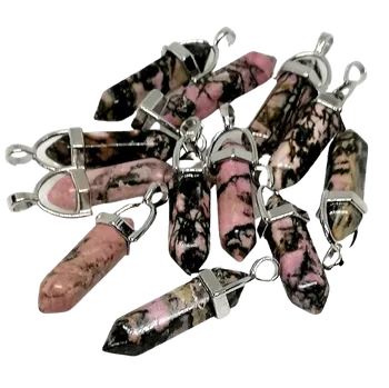 Přívěsek Rodonitový krystal - HEXAGON