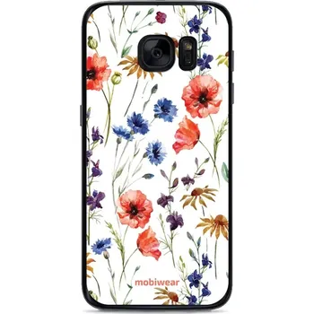 Pouzdro na mobilní telefon Lesklý kryt Mobiwear Glossy - Samsung Galaxy S7 - G032G - Luční kvítí (Prémiové lesklé pouzdro, obal, kryt Mobiwear Glossy na mobil Samsung Galaxy S7 - G032G - Luční kvítí, materiál Plast + TPU silikon - krytí po všech stranách, neošoupatelný potisk, tenk