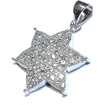 Souprava šperků Přívěsek hvězdička se zirkony AG 925/1000 AG 007