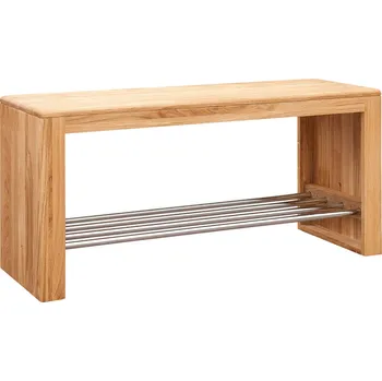 Botník Havlíček truhlářství Dubový botník Gialo, masiv, rozměr 40x140x30cm (zakázková výroba)