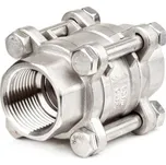 Zpětný ventil - 3-dílný - 1.4401: 6/4"