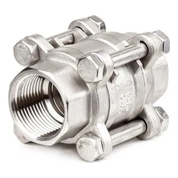 Ventil Zpětný ventil - 3-dílný - 1.4401: 6/4"