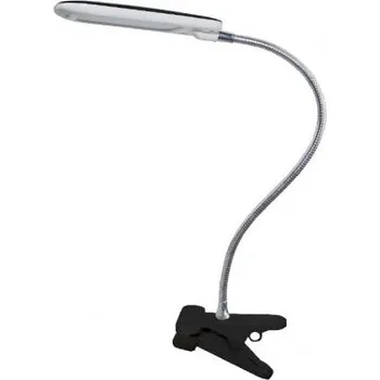 Svítilna LED stolní lampička s vypínačem a klipem BAZ 5W/230V 4000K/340Lm/120°/IP20, černá