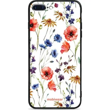 Pouzdro na mobilní telefon Lesklý kryt Mobiwear Glossy - Apple iPhone 8 Plus - G032G - Luční kvítí (Prémiové lesklé pouzdro, obal, kryt Mobiwear Glossy na mobil Apple iPhone 8 Plus - G032G - Luční kvítí, materiál Plast + TPU silikon - krytí po všech stranách, neošoupatelný potisk,)