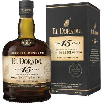 Rum EL DORADO RUM 15 Y.O (0,7l) v dárkové krabičce