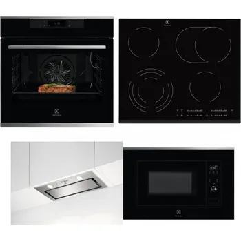 Set domácích spotřebičů ELECTROLUX KOEBP39X + ELECTROLUX EHF6547FXK + ELECTROLUX LFG716X + ELECTROLUX LMS2203EMX