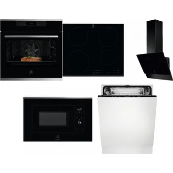 Set domácích spotřebičů ELECTROLUX KOEBP39X + ELECTROLUX LIR60430 + ELECTROLUX LFV616K + ELECTROLUX LMS2203EMX + ELECTROLUX EEA27200L